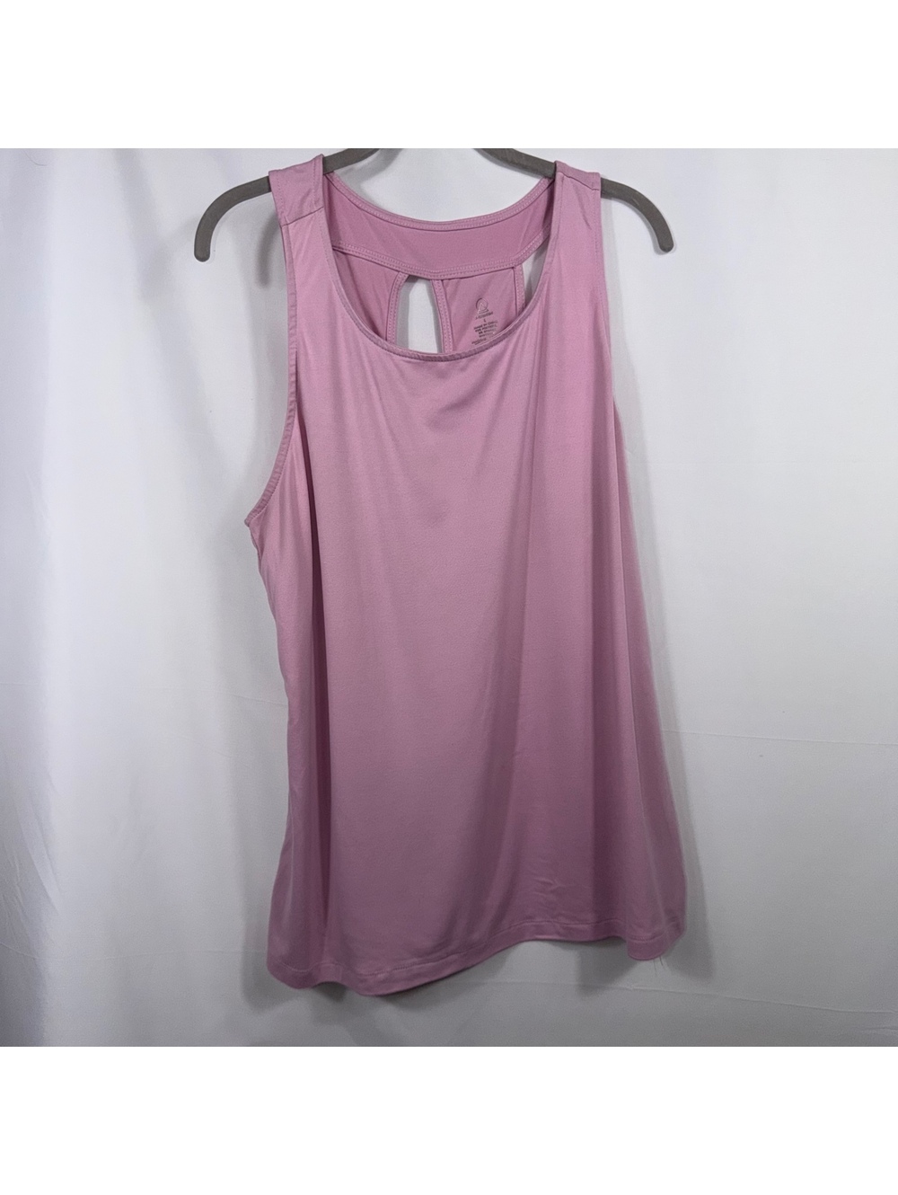 Enlighten Women’s Large Pink Keyhole Athletic Tank Top